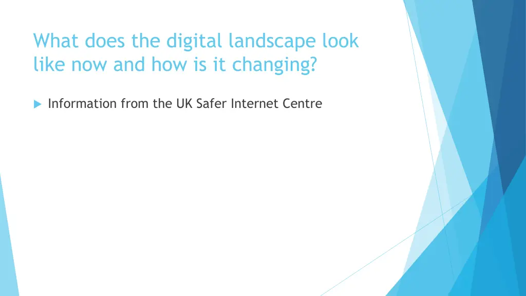 what does the digital landscape look like