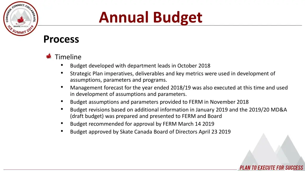annual budget 1