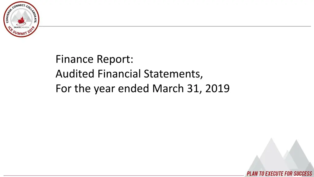 finance report audited financial statements