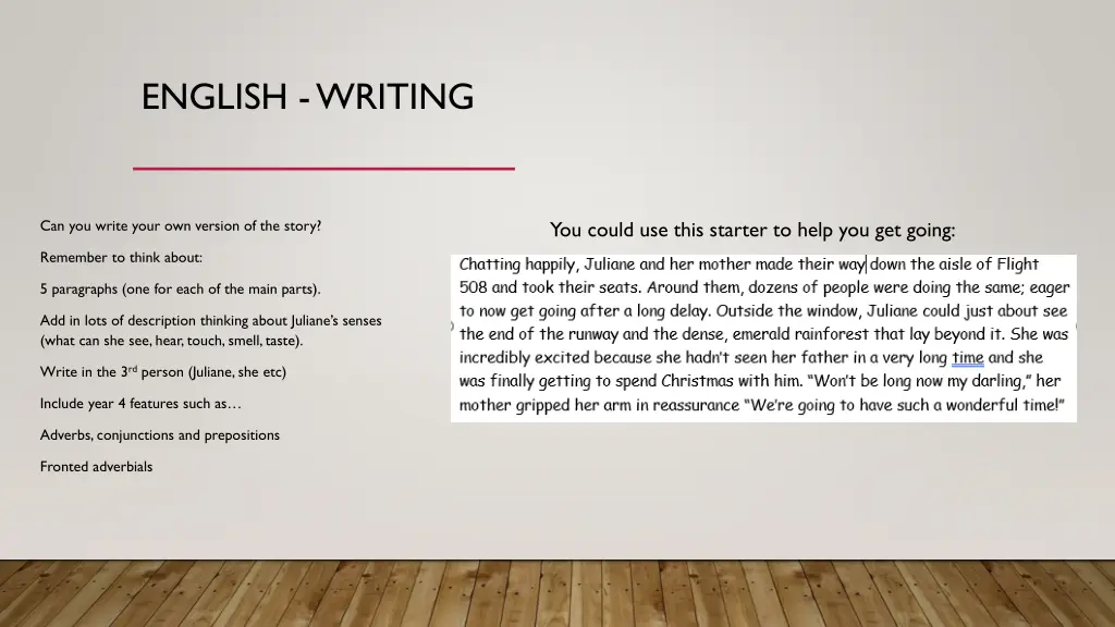 english writing 1