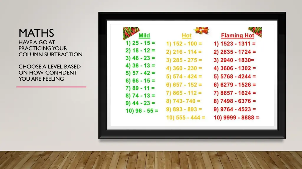 maths have a go at practicing your column
