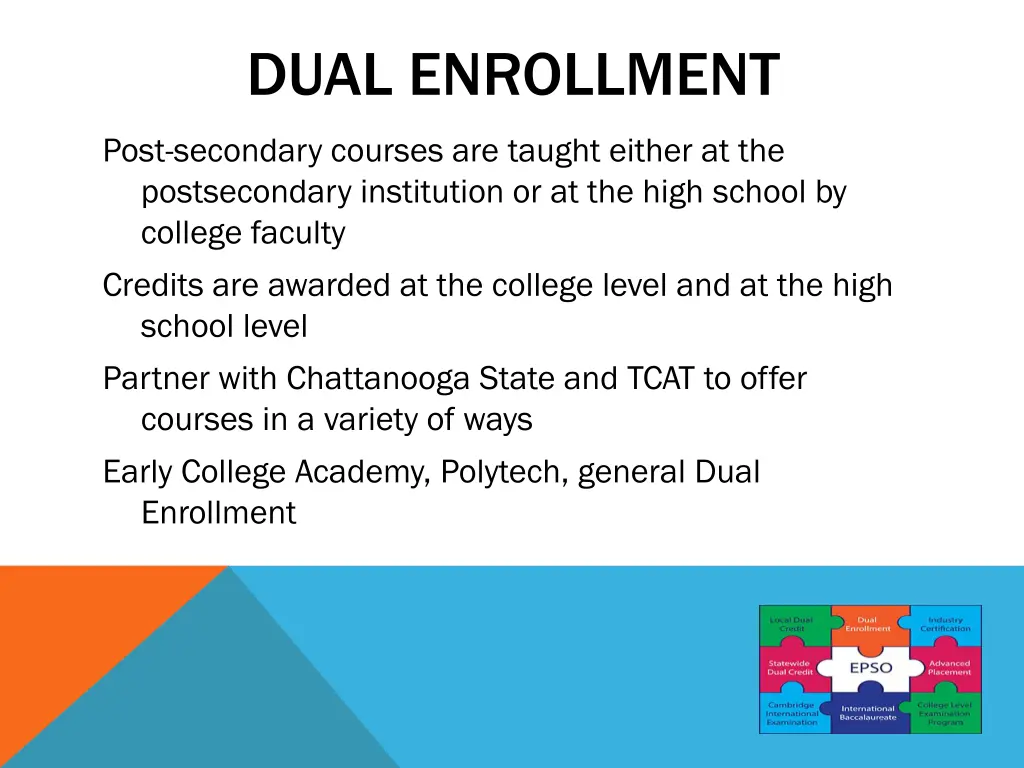 dual enrollment