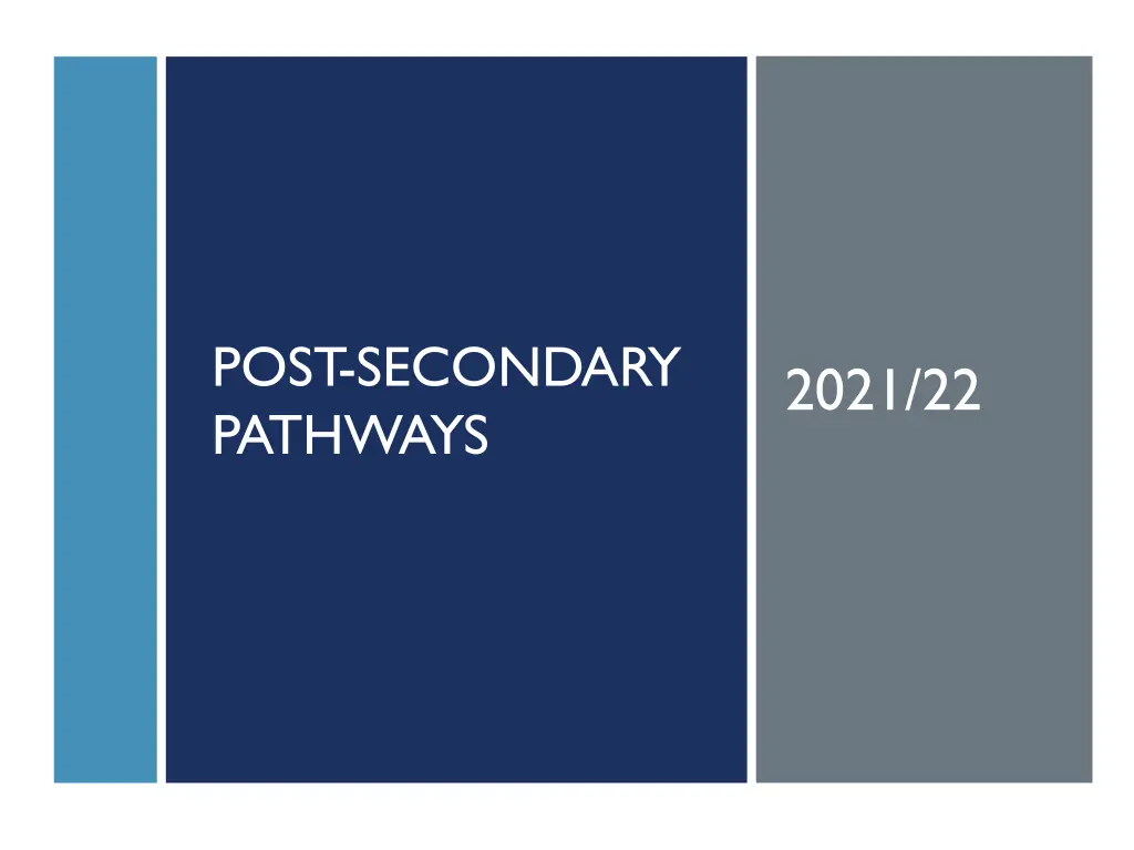 post secondary pathways