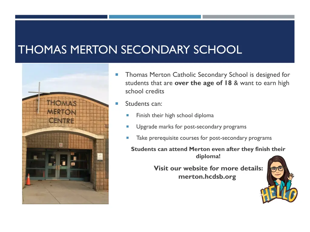 thomas merton secondary school