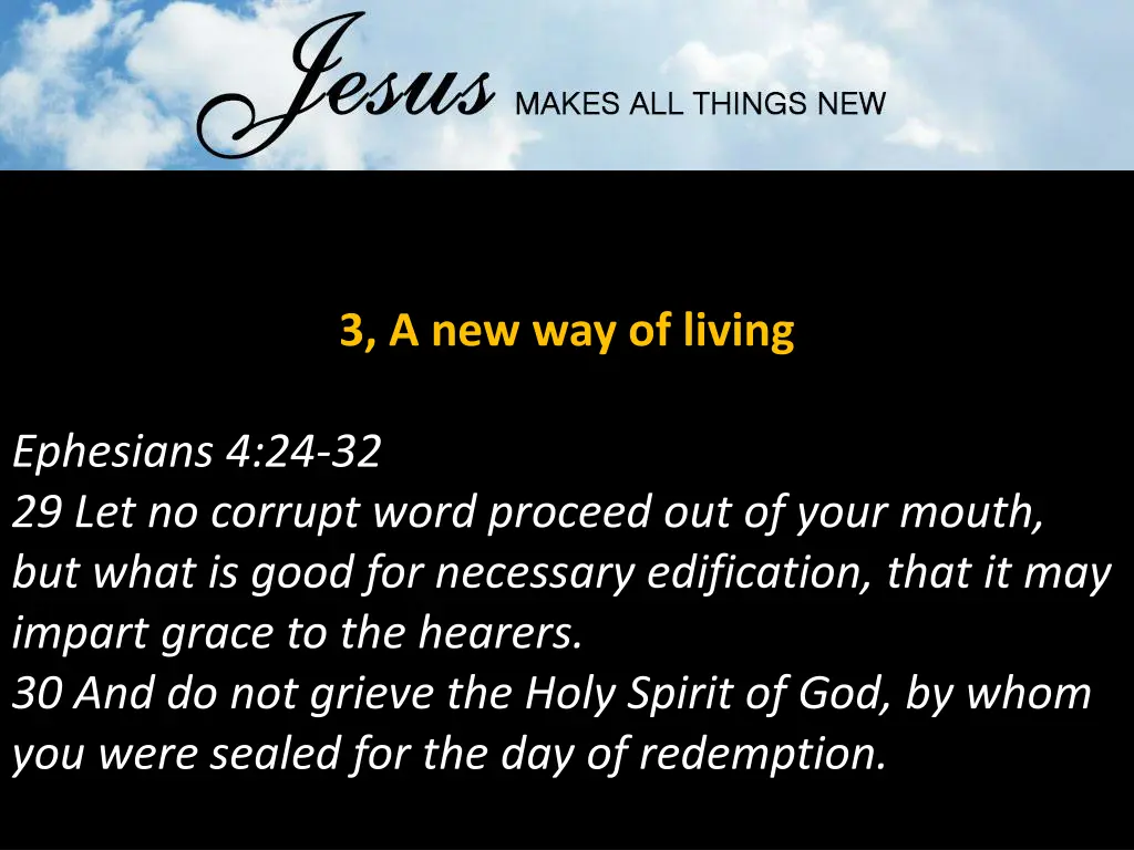 3 a new way of living 3