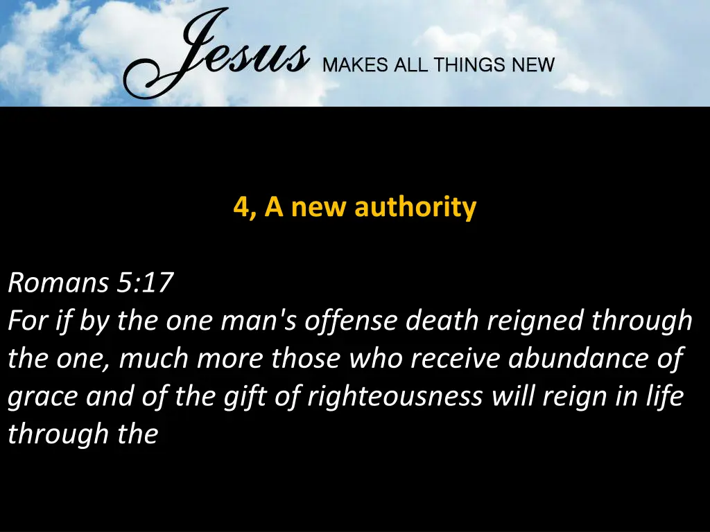 4 a new authority