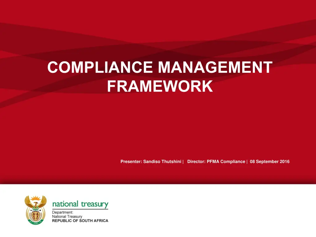 compliance management framework