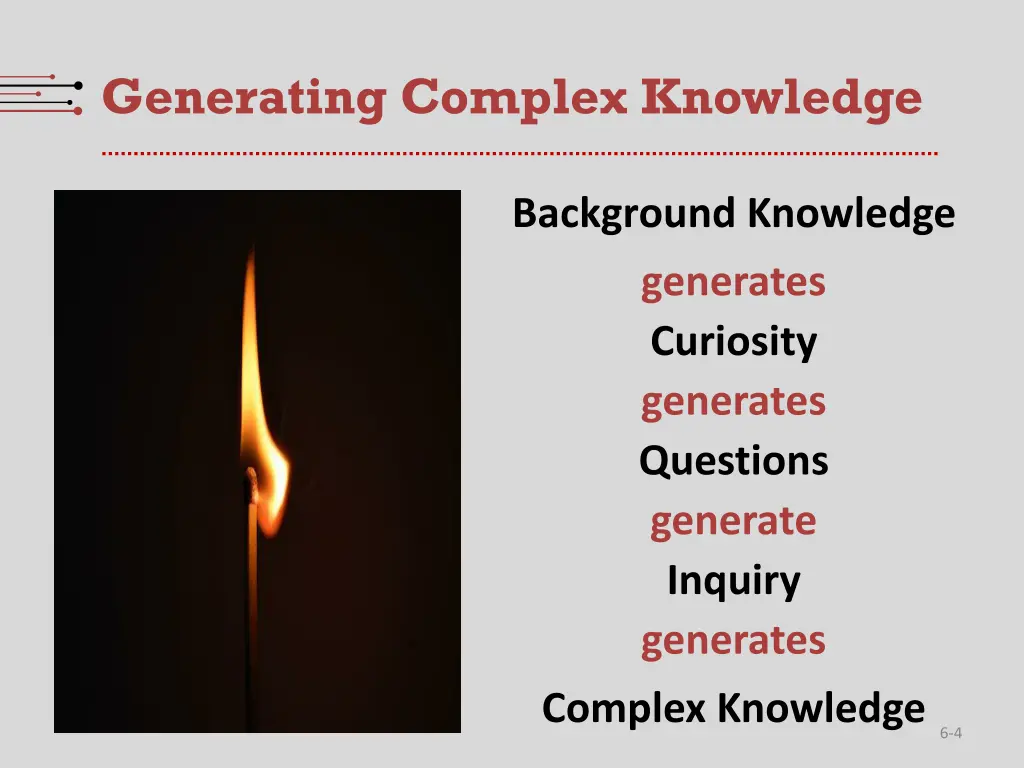 generating complex knowledge
