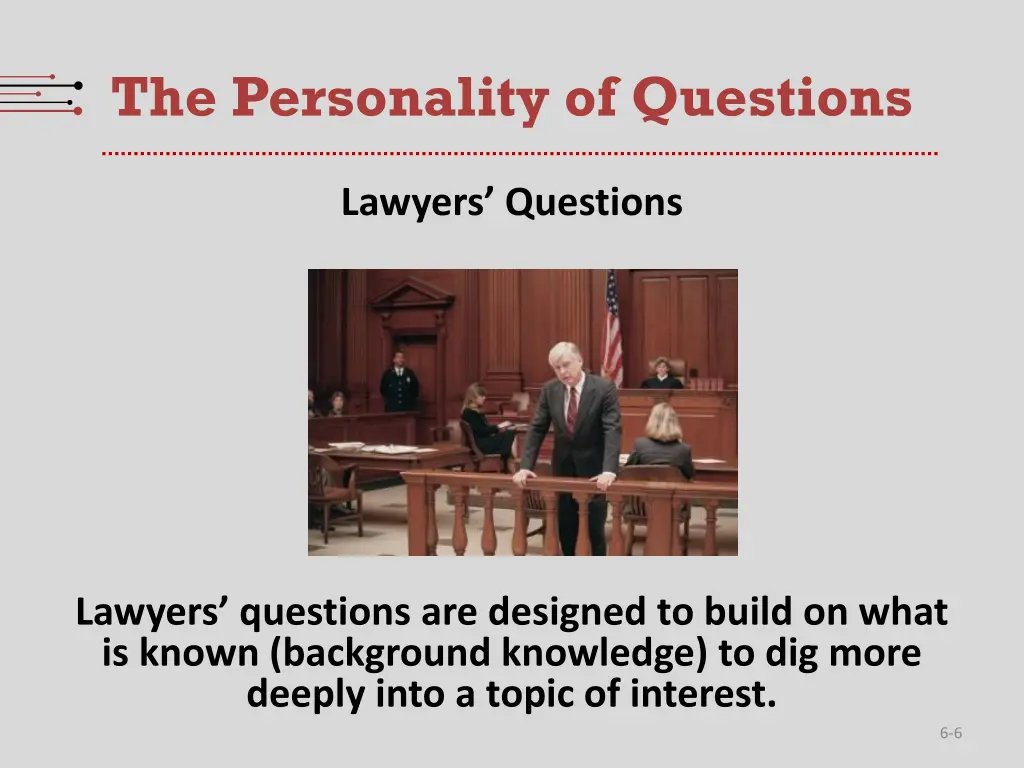 the personality of questions