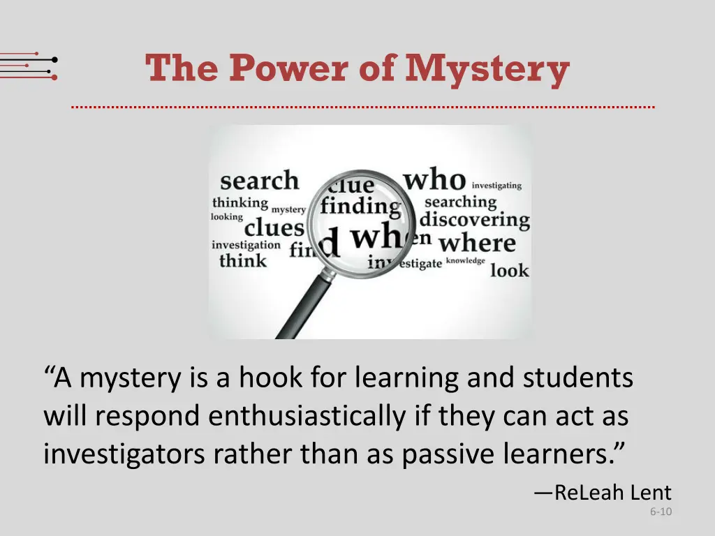 the power of mystery