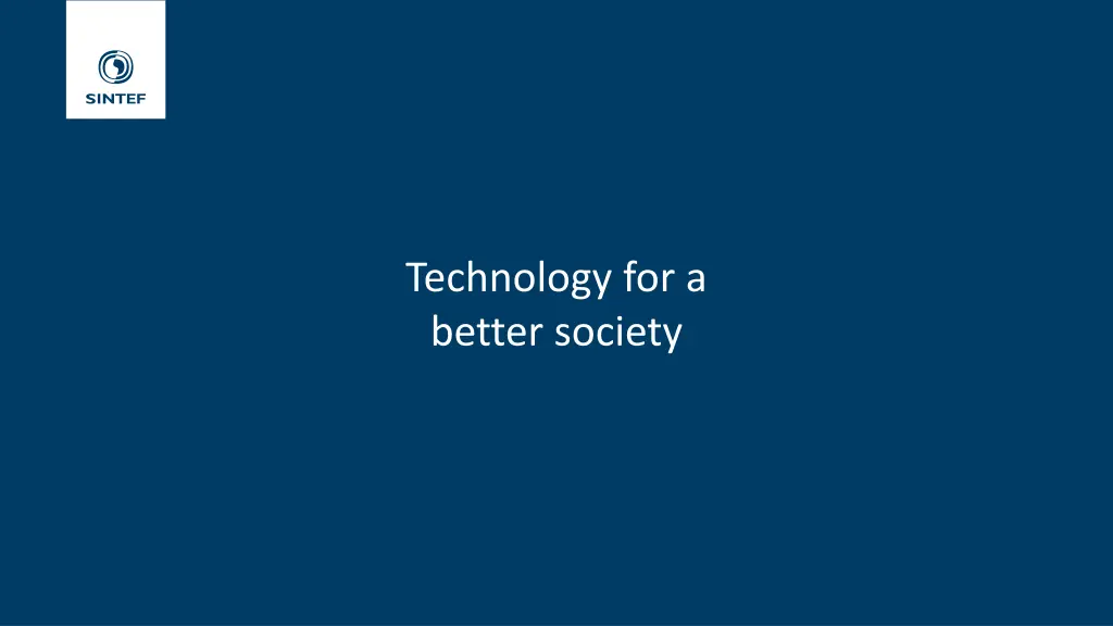 technology for a better society