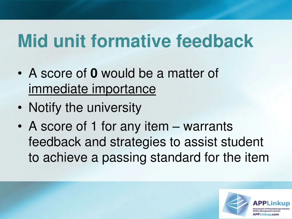 mid unit formative feedback 1