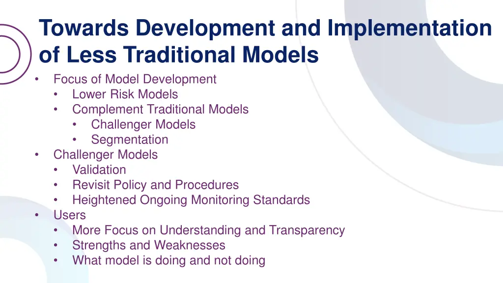 towards development and implementation of less
