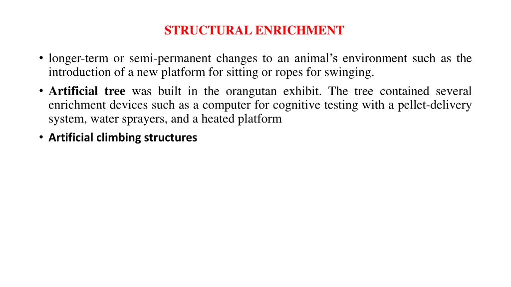 structural enrichment
