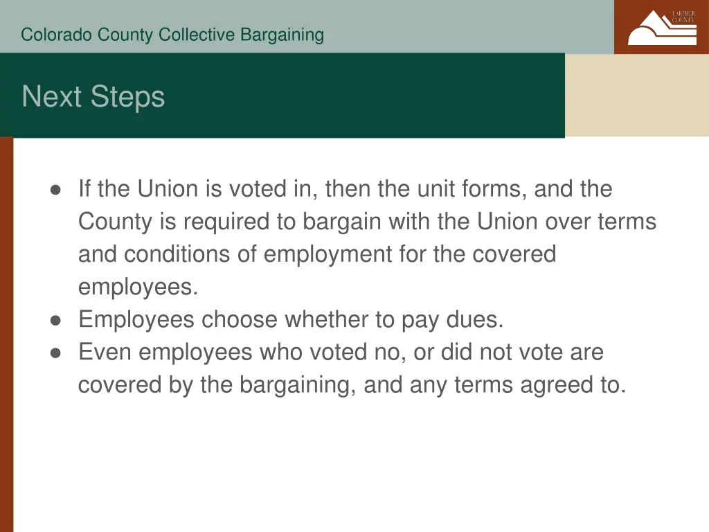 colorado county collective bargaining 6