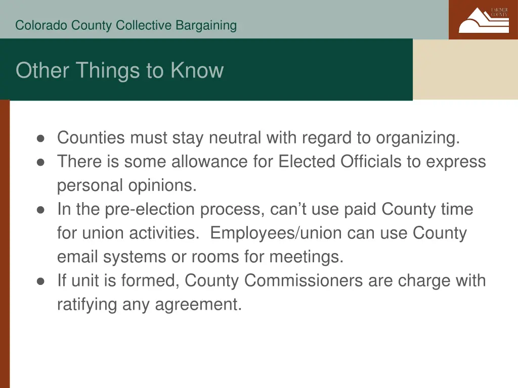colorado county collective bargaining 7
