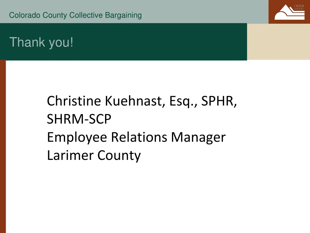 colorado county collective bargaining 9