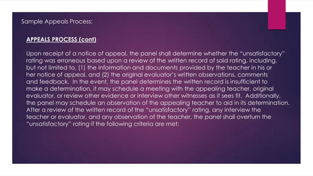 sample appeals process 1