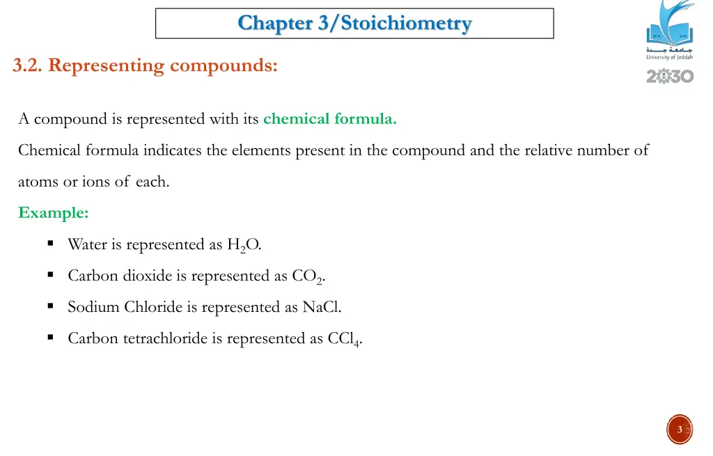 chapter 3 stoichiometry