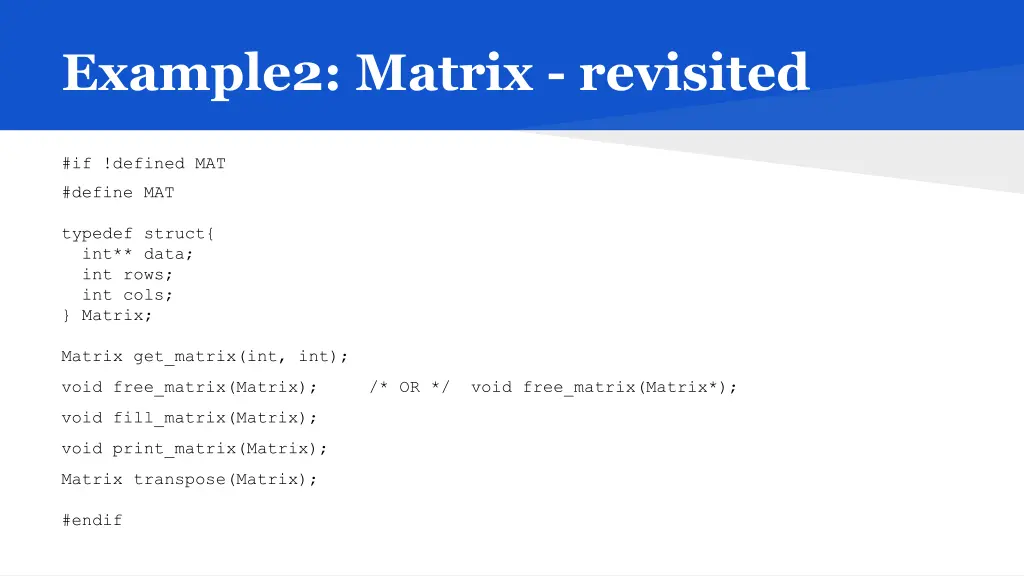 example2 matrix revisited