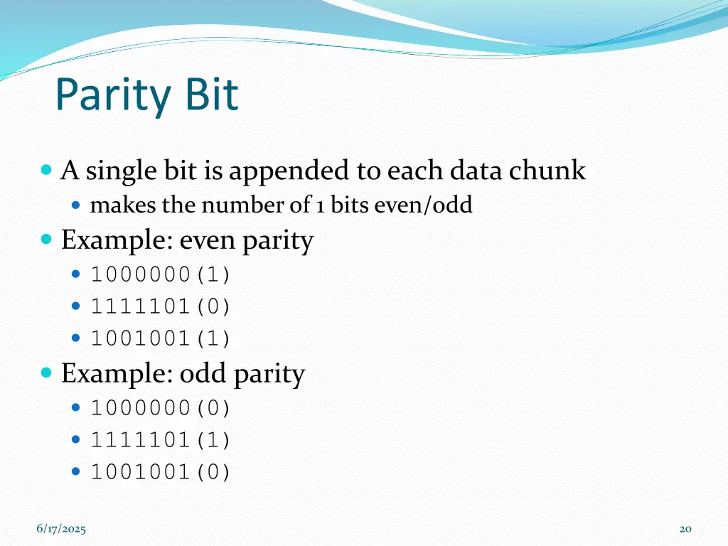 parity bit