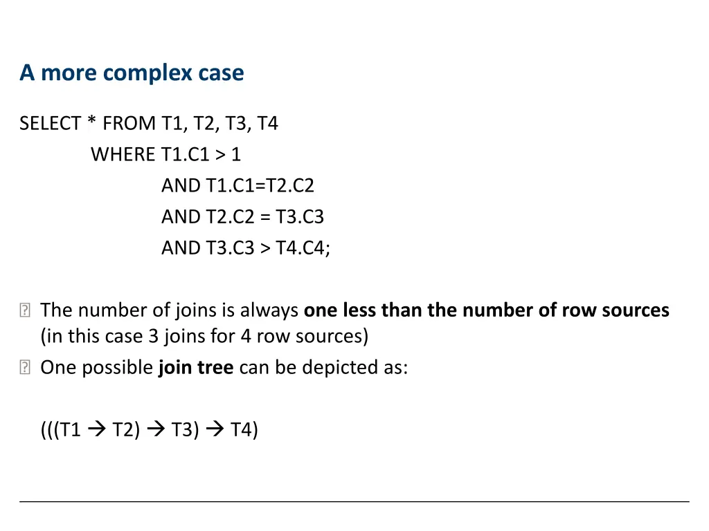 a more complex case