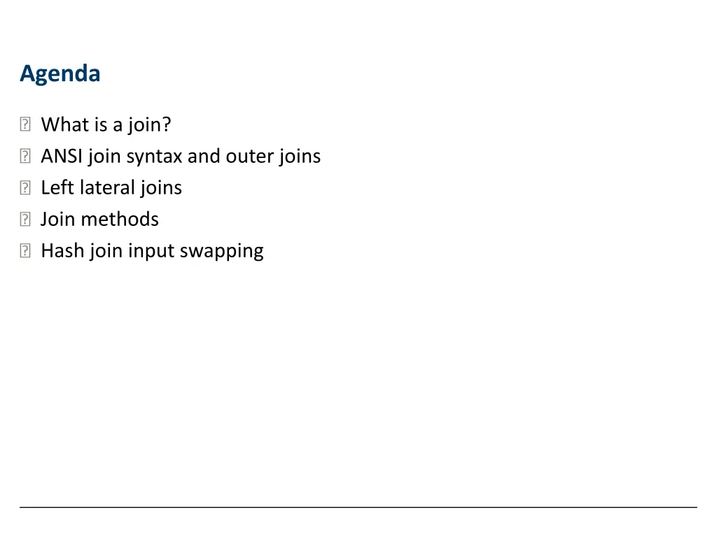 agenda