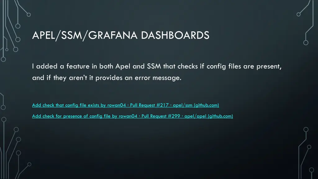 apel ssm grafana dashboards