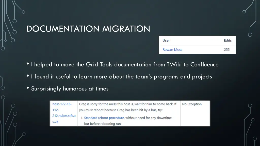 documentation migration