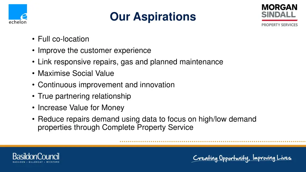 our aspirations