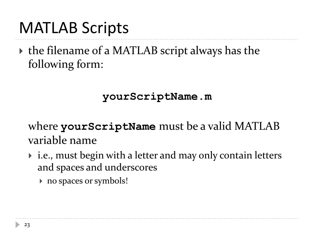 matlab scripts 1