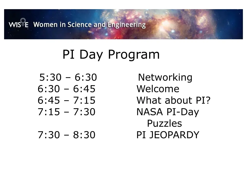 pi day program