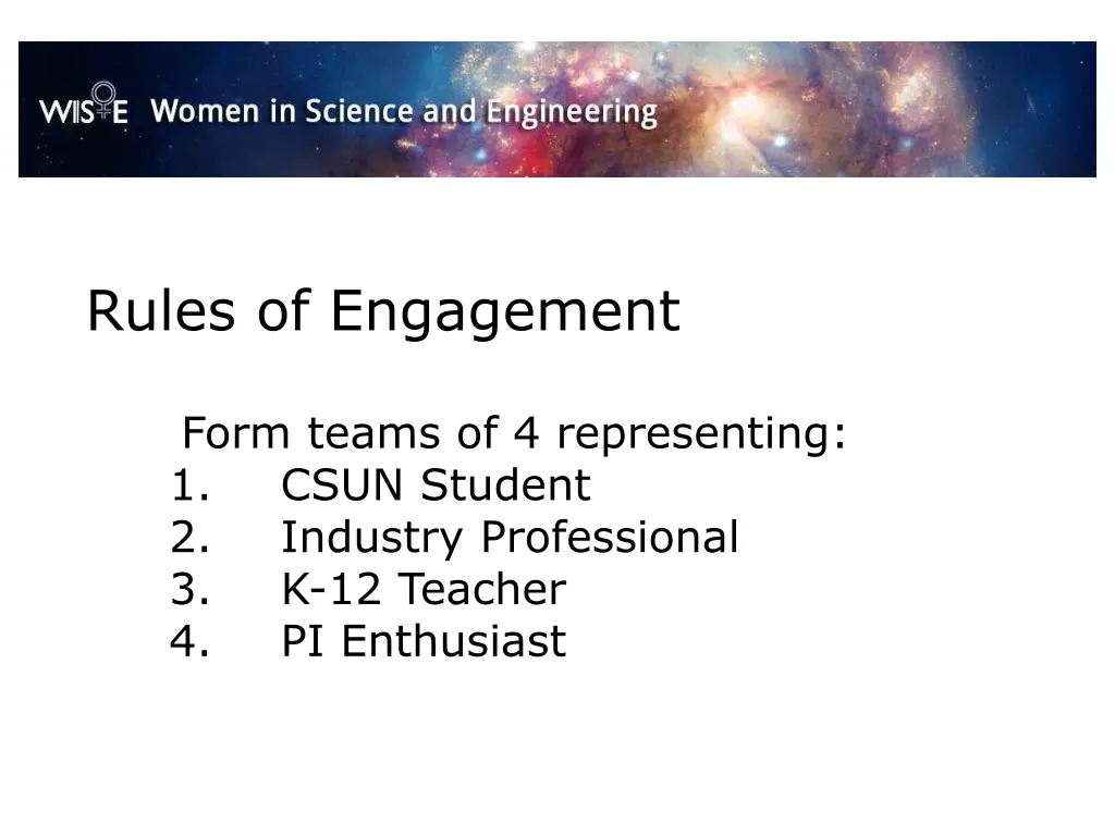 rules of engagement