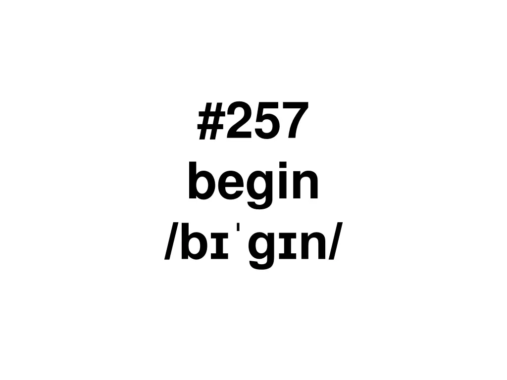 257 begin b n