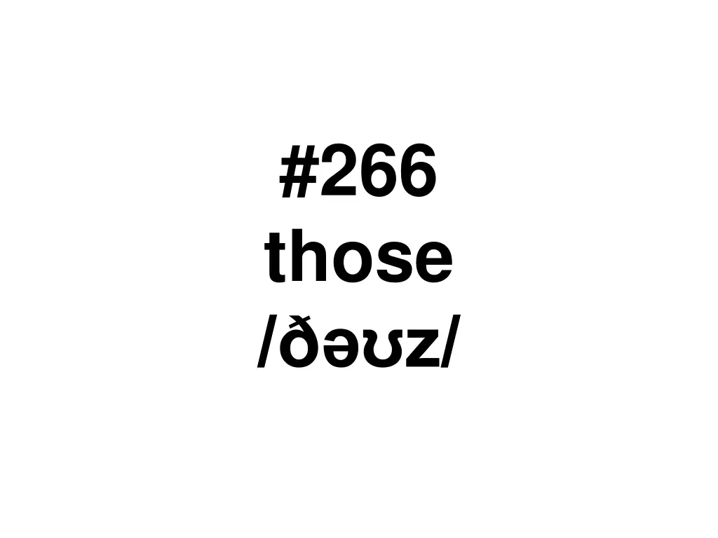 266 those z