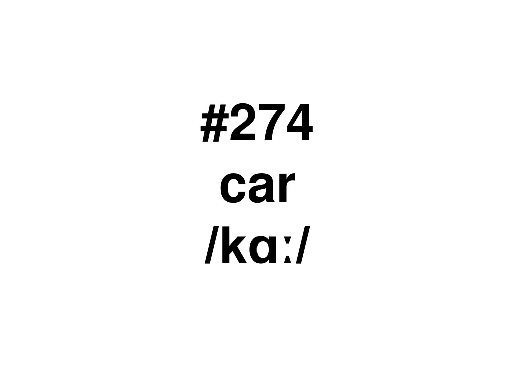 274 car k