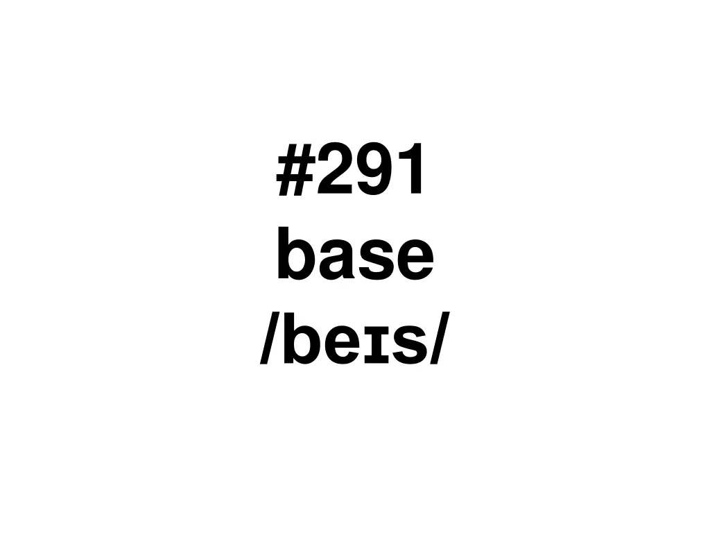 291 base be s