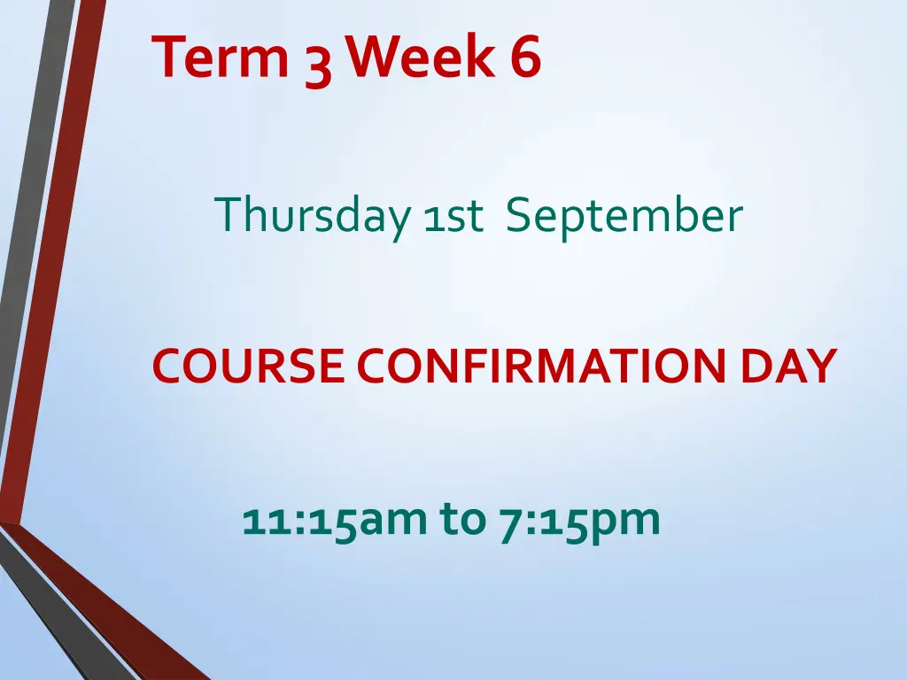 term 3 week 6