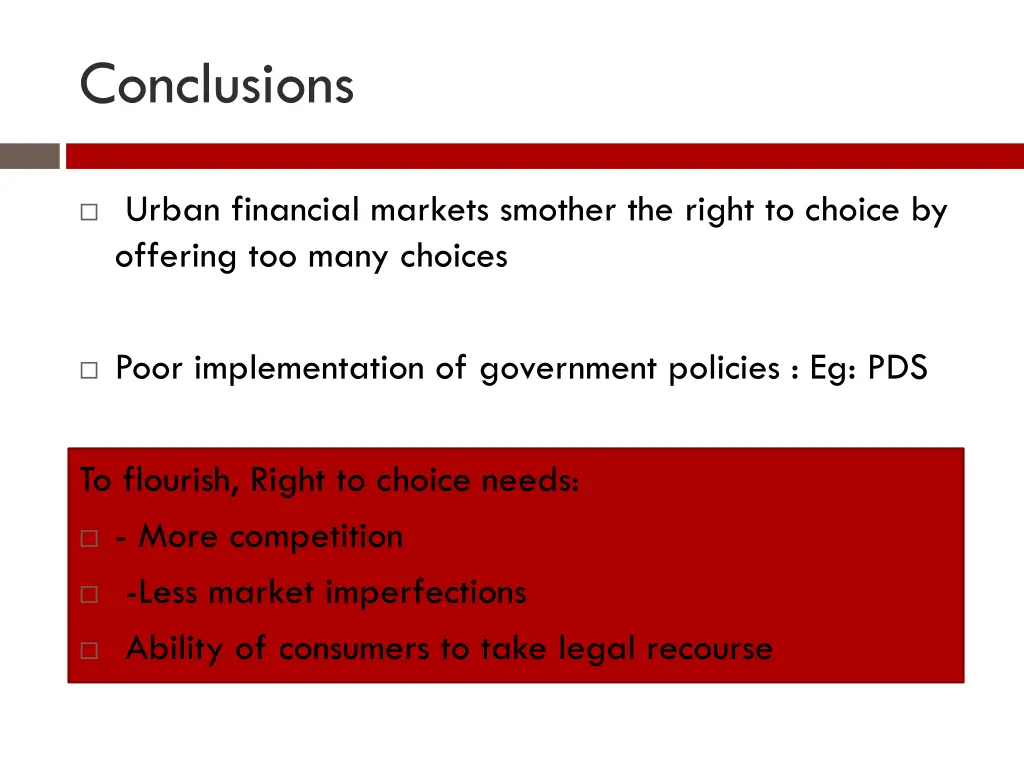 conclusions 1