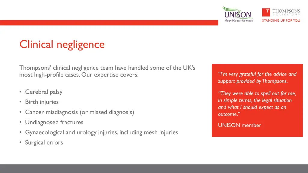 clinical negligence