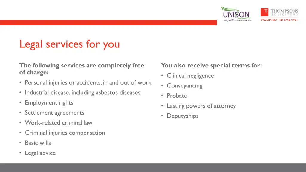 legal services for you
