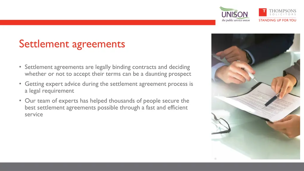 settlement agreements