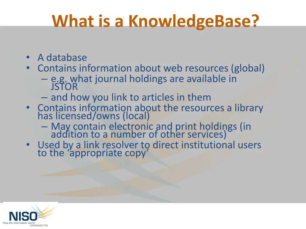 what is a knowledgebase