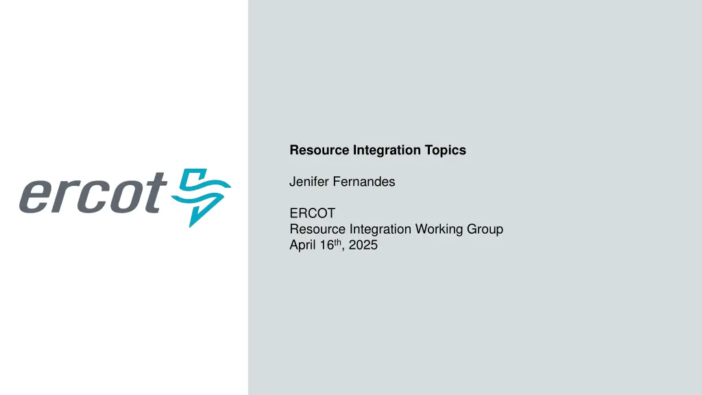 resource integration topics