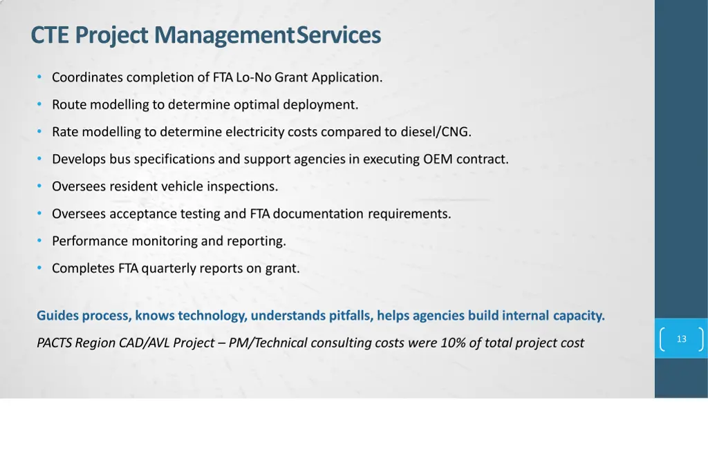 cte project managementservices