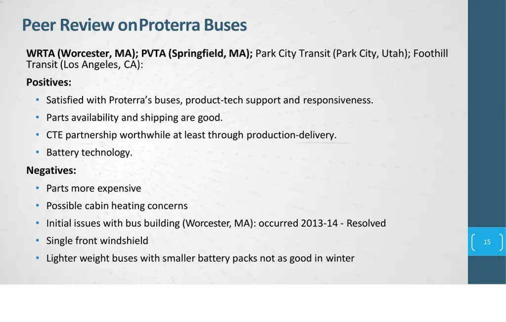 peer review onproterra buses