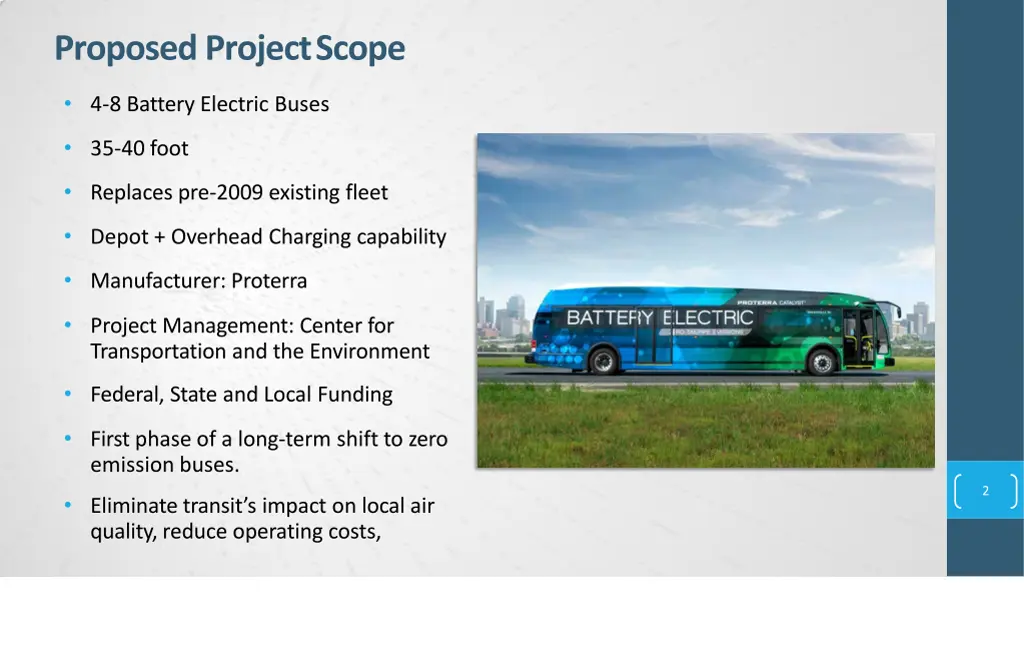 proposed projectscope