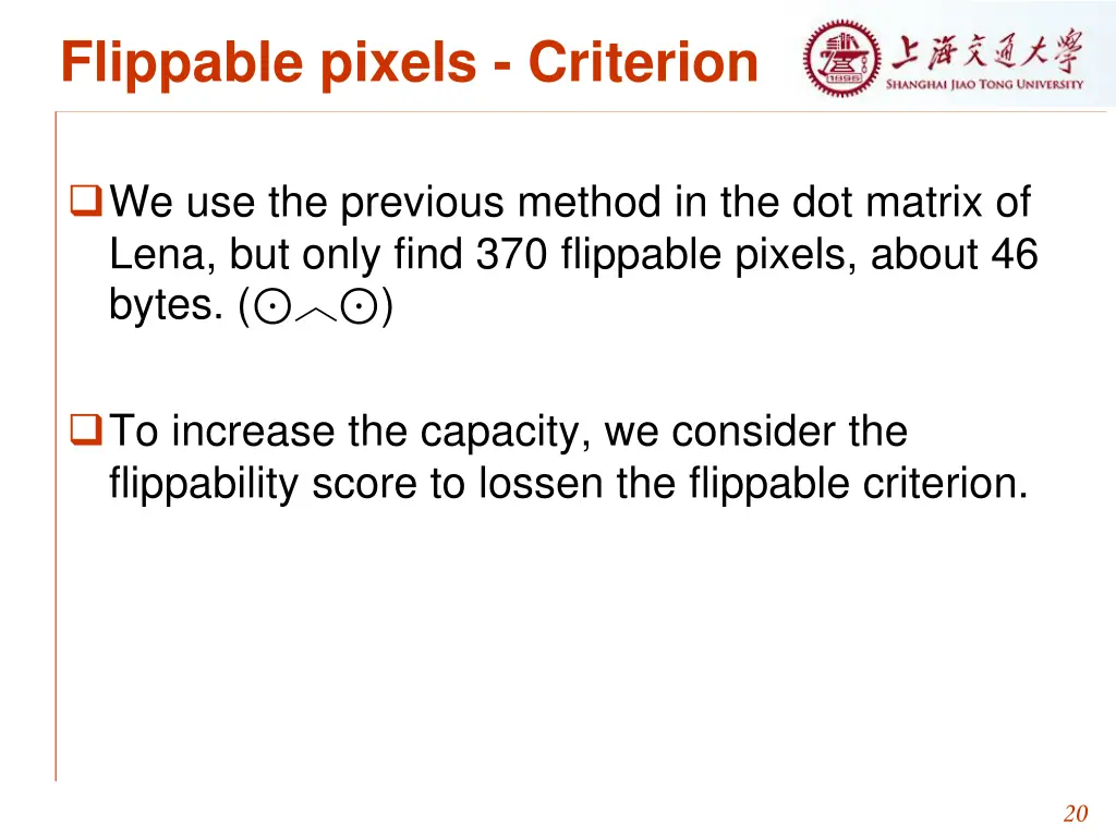 flippable pixels criterion 4