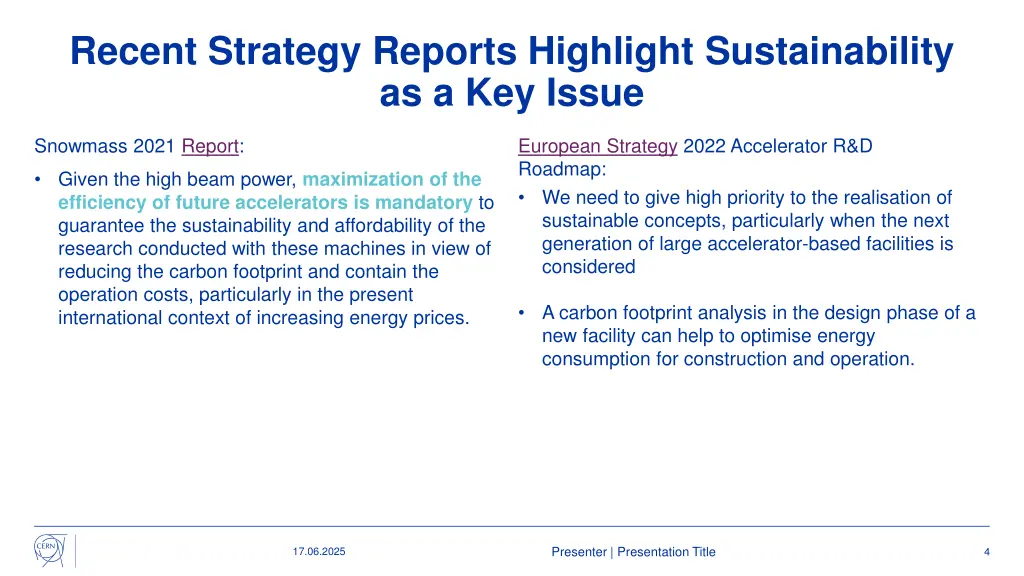 recent strategy reports highlight sustainability