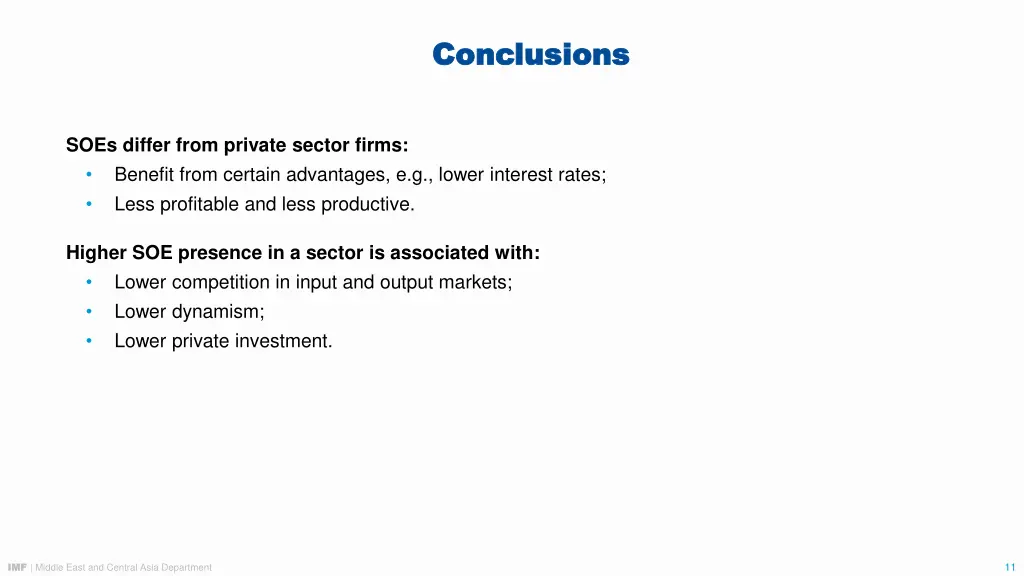 conclusions conclusions